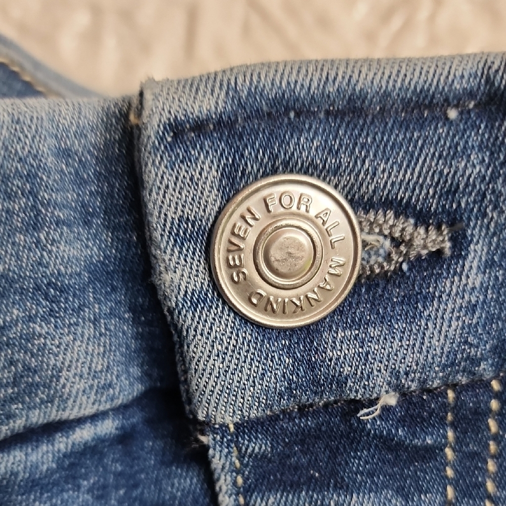 7 For All Mankind High Rise Denim Jeans - Picture 3 of 8